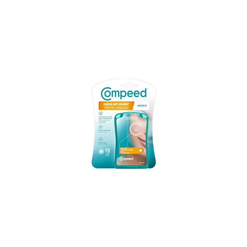 COMPEED PARCHE ANTI-GRANOS DISCRETO TRIPLE ACCION 15 UNID