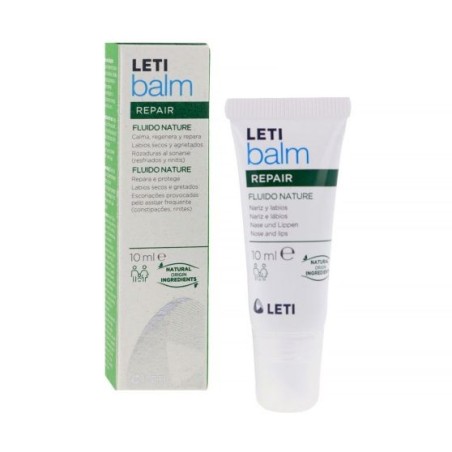 Bálsamo Labial Leti Letibalm Fluido Nature 10 Ml - Hidratación Intensa