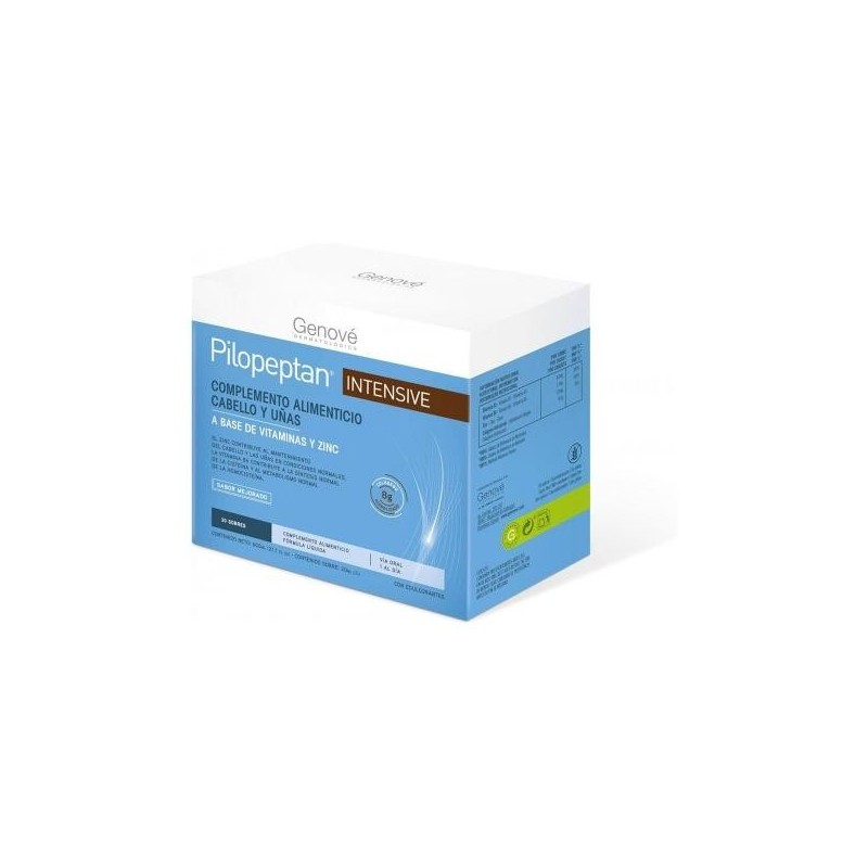 PILOPEPTAN INTENSIVE CABELLO Y UÑAS 30 SOBRES 20 ML