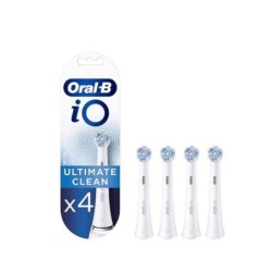 ORAL-B CEPILLO ELECTRICO IO ULTIMATE CLEAN RECAMBIO 4 CABEZALES BLANCO