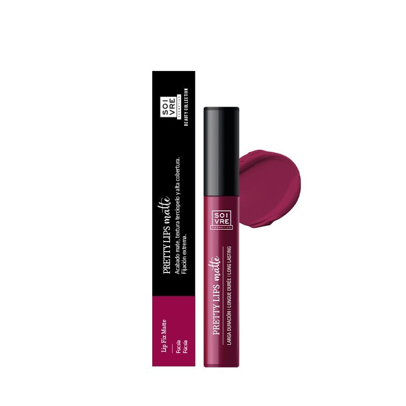 SOIVRE PRETTY LIPS MATTE LABIAL CREMOSO FUCSIA 5ML