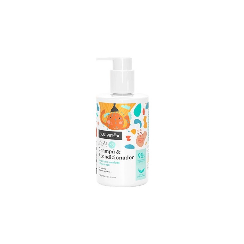 SUAVINEX KIDS CHAMPU & ACONDICIONADOR +3AÑOS 300 ML