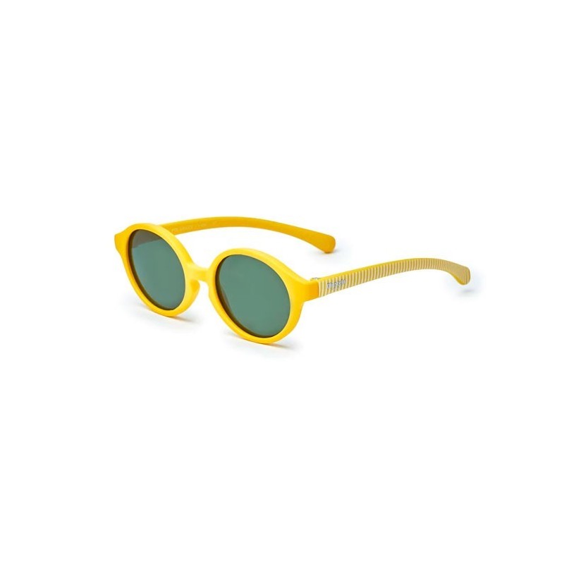 MUSTELA GAFAS DE SOL ECOLOGICAS INFANTIL 0-2 AÑOS AGUACATE AMARILLO