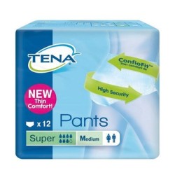 TENA PANTS SUPER 80-110 TALLA M 12 UNID