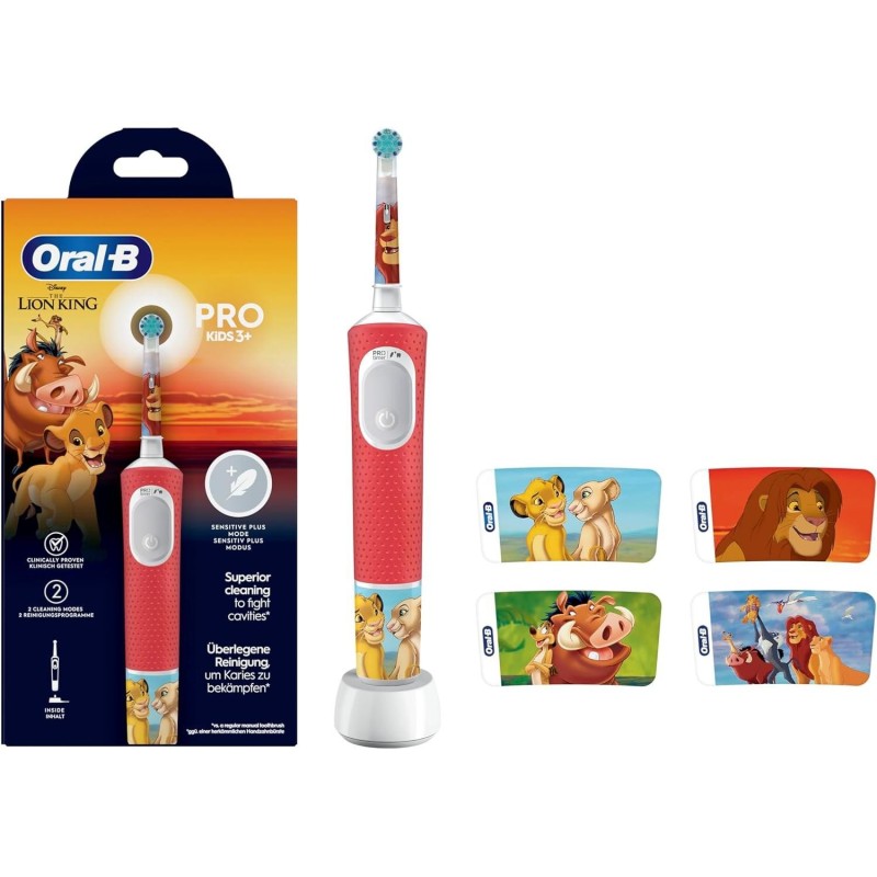 ORAL B CEPILLO ELECTRICO PRO KIDS 3+ REY LEON KIDS ESTUCHE VIAJE