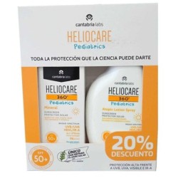 Cantabria Labs - Heliocare Pediatrics Mineral 50 Ml - Protector Solar Pediátrico Mineral - Alta Tolerancia - Resistente Al Agua