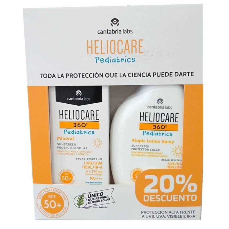 Cantabria Labs - Heliocare Pediatrics Mineral 50 Ml - Protector Solar Pediátrico Mineral - Alta Tolerancia - Resistente Al Agua