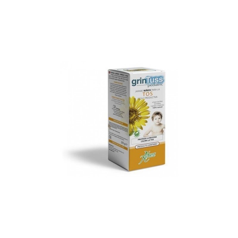 Jarabe ABOCA GRINTUSS Pediátrico para Tos Seca y Productiva 180 Ml - Tratamiento Efectivo