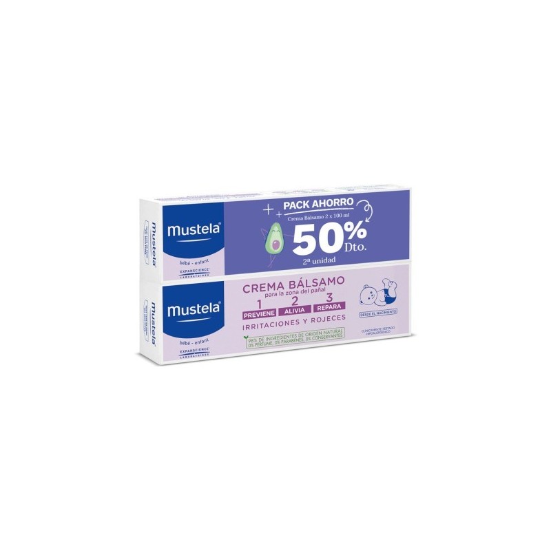 Expanscience Mustela Crema Bálsamo 123 2x100 Ml