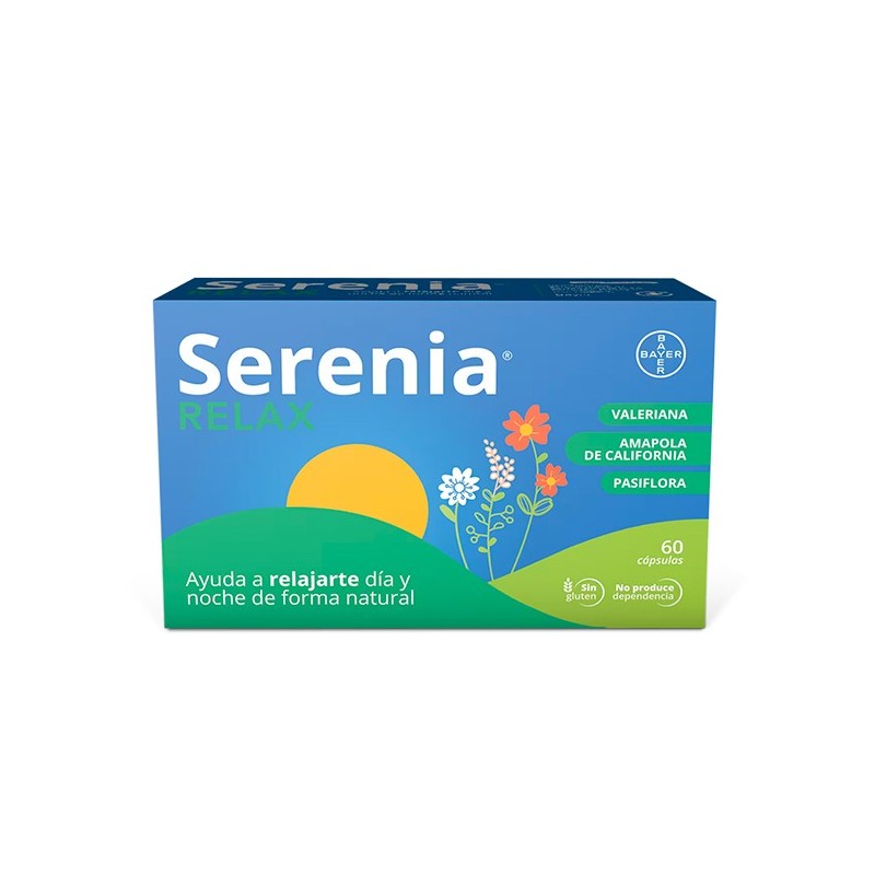 Bayer Serenia 60 Caps - Relajante Natural