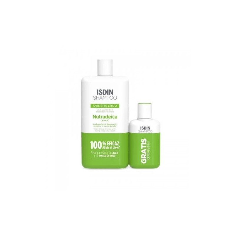ISDIN NUTRADEICA CHAMPU ANTICASPA GRASA 400ML + 100 ML GRATIS