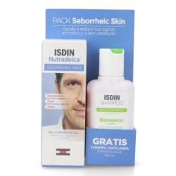 ISDIN NUTRADEICA GEL CREMA FACIAL 50 ML + CHAMPU ANTICASPA GRASA 100 ML GRATIS