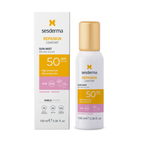 SESDERMA REPASKIN COMFORT BRUMA SOLAR SPF 50+ GERANIO 100 ML