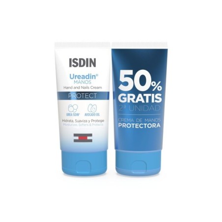 ISDIN UREADIN CREMA DE MANOS PROTECTORA DUPLO 2X50 ML 2º UND AL 50%