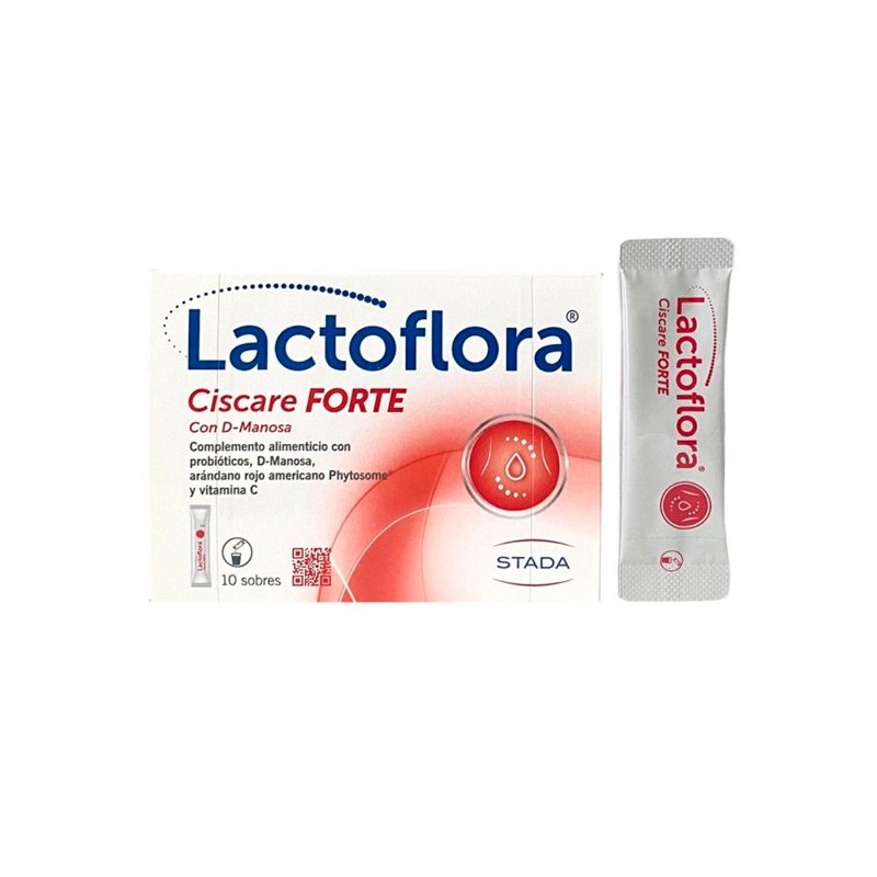 LACTOFLORA CISCARE FORTE 10 SOBRES SABOR LIMON