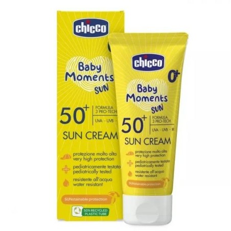 CHICCO CREMA SOLAR BABY MOMENTS +0 M +50 75ML