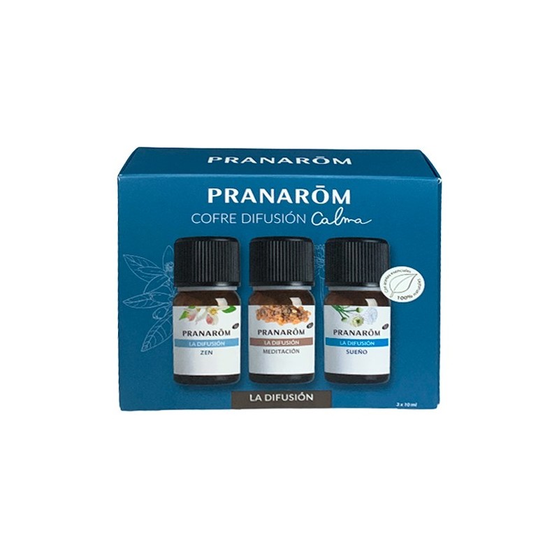 PRANAROM COFRE LA DIFUSION CALMA (ZEN MEDITACION Y SUEÑO) 3 X 10 ML