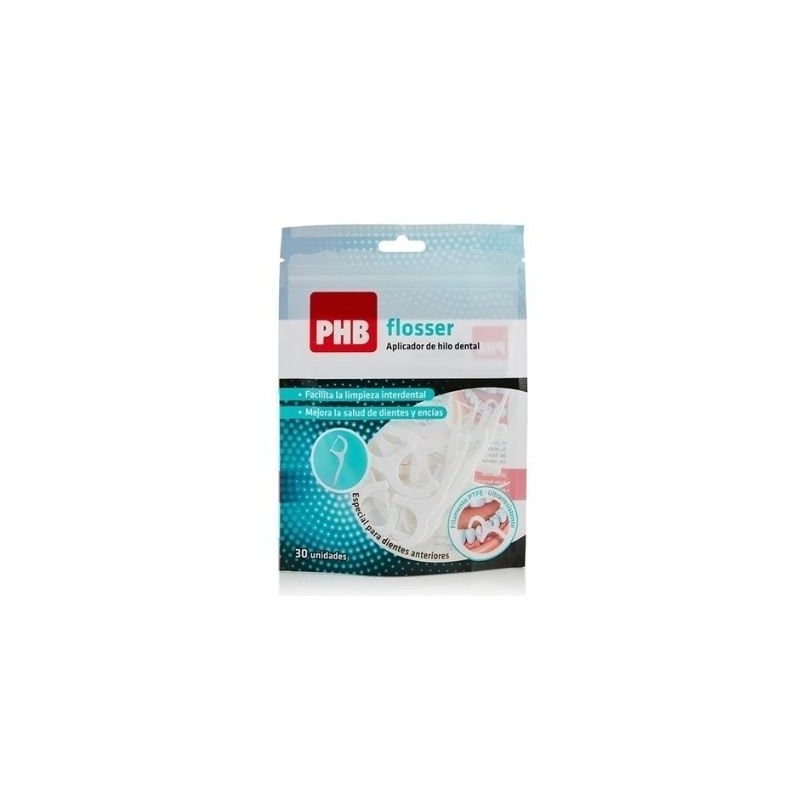 PHB FLOSSER PTFE HILO DENTAL APLICADOR DESECHABLE 30 U
