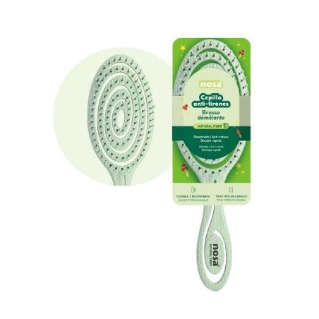 NOSA CEPILLO ANTI-TIRONES VERDE