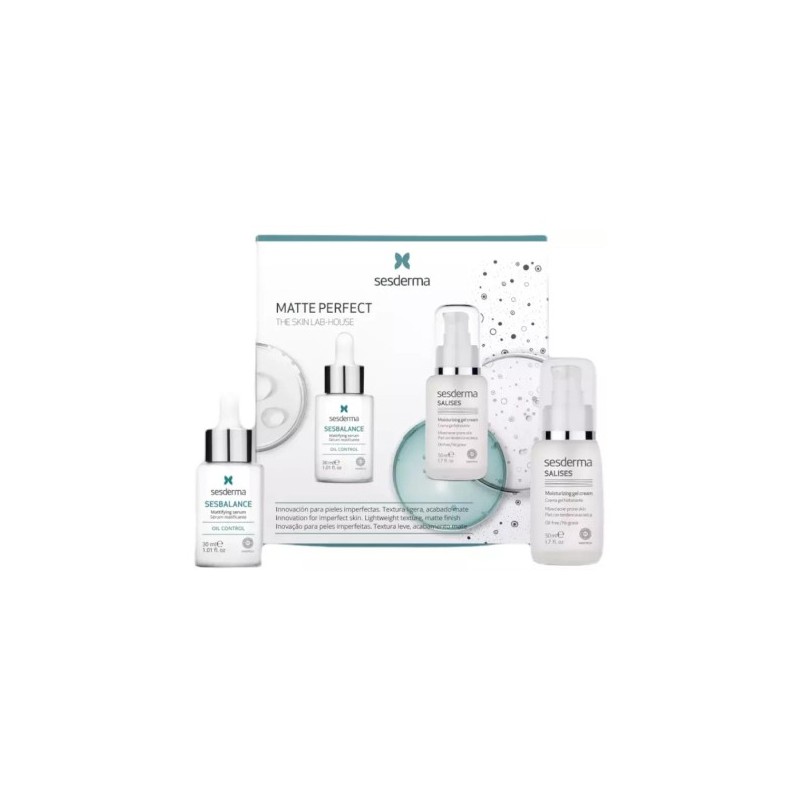 SESDERMA MATTE PERFECT SESBALANCE SERUM MATIFICANTE 30 ML + SALISES CREMA GEL HIDRATANTE 50 ML