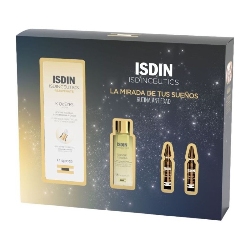 ISDINCEUTICS K-OX EYES 15 ML PACK MIRADA + REGALO(ESSENTIAL CLEANSING 27 ML + SERUM FLAVO-C 2ML)