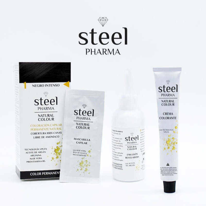 STEEL PHARMA TINTE NEGRO INTENSO Nº1