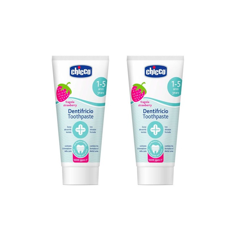 CHICCO DUPLO PASTA DENTIFRICO FRESA 50 ML + 50 ML