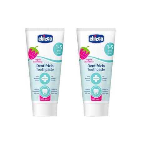 CHICCO DUPLO PASTA DENTIFRICO FRESA 50 ML + 50 ML