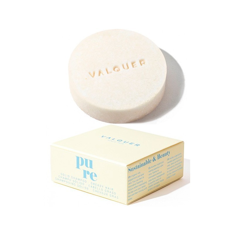 VALQUER CHAMPU SOLIDO PURE CABELLO GRASO 50 GR