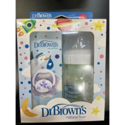 DR BROWNS PACK RECIÉN NACIDO +0M BIBERÓN 150 ML +CHUPETE 0-6 M