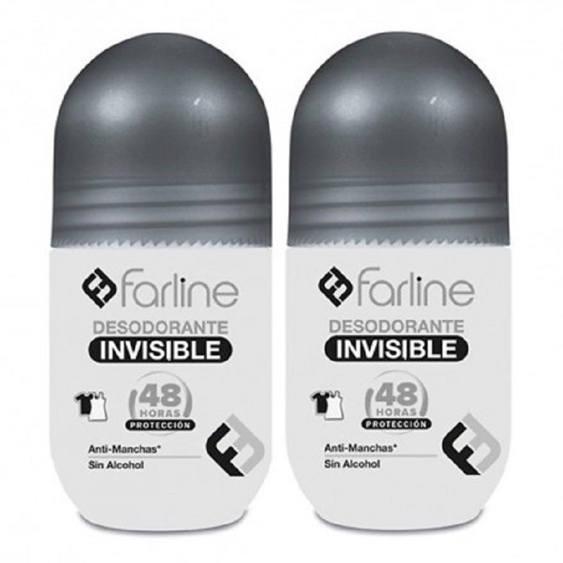FARLINE DESODORANTE INVISIBLE DUPLO 50 ML