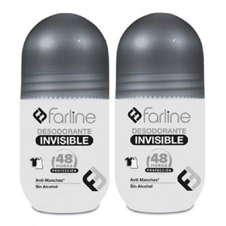 FARLINE DESODORANTE INVISIBLE DUPLO 50 ML