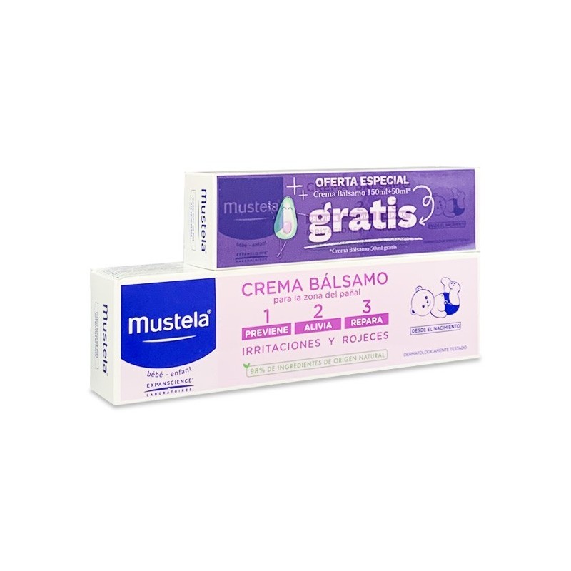 MUSTELA CREMA BALSAMO 123 150 ML + 50 ML GRATIS