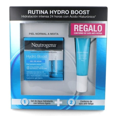NEUTROGENA HYDRO BOOST PACK FACIAL GEL DE AGUA 50 ML + REGALO CONTORNO DE OJOS HYDRO BOOST 15 ML