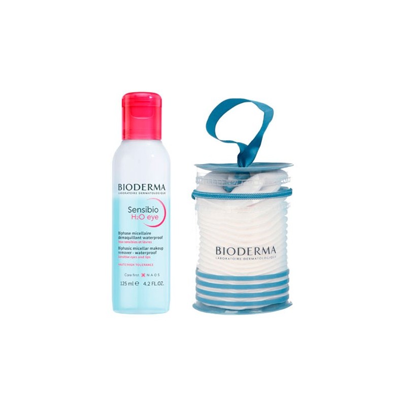 BIODERMA SENSIBIO H2O EYE + REGALO DISCOS LIMPIADORES