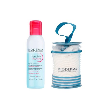 BIODERMA SENSIBIO H2O EYE + REGALO DISCOS LIMPIADORES
