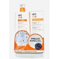 LETI AT 4 PACK GEL DERMO 750 ML + CREMA EMOLIENTE 200 ML
