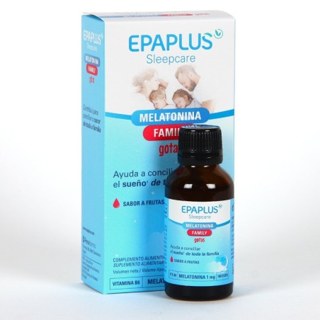 EPAPLUS SLEEPCARE MELATONINA FAMILY GOTAS SABOR A FRUTAS 30 ML