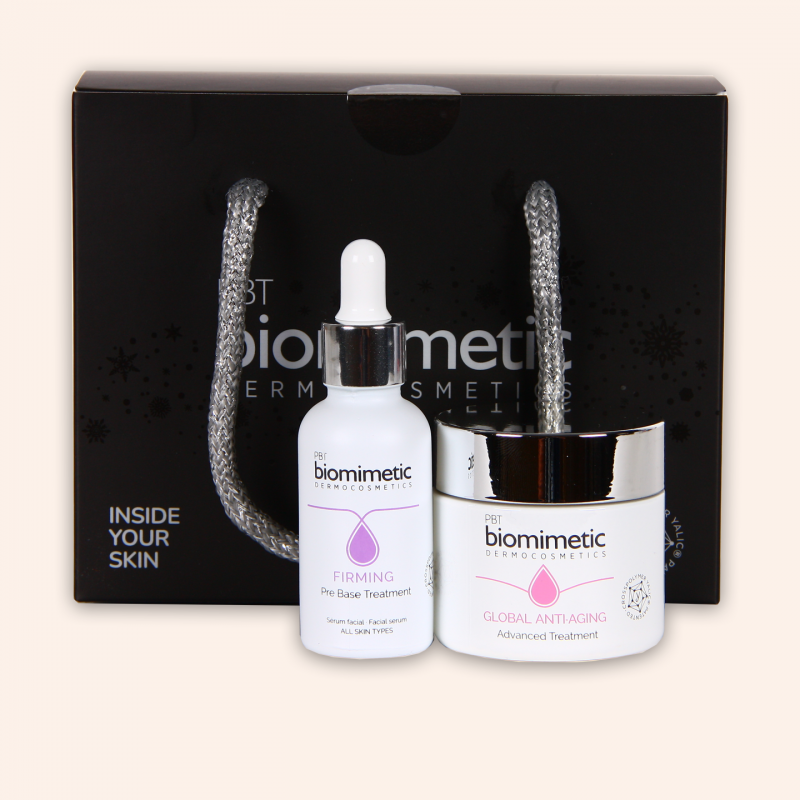 BIOMIMETIC COFRE SERUM FIRMING 30 ML + CREMA GLOBAL ANTIEDAD 50 ML