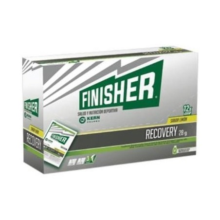 Kern Pharma FINISHER RECOVERY - Polvo Sabor Limón - 12 Sobres 28g