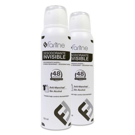 FARLINE DESODORANTE INVISIBLE SPRAY DUPLO 150 ML
