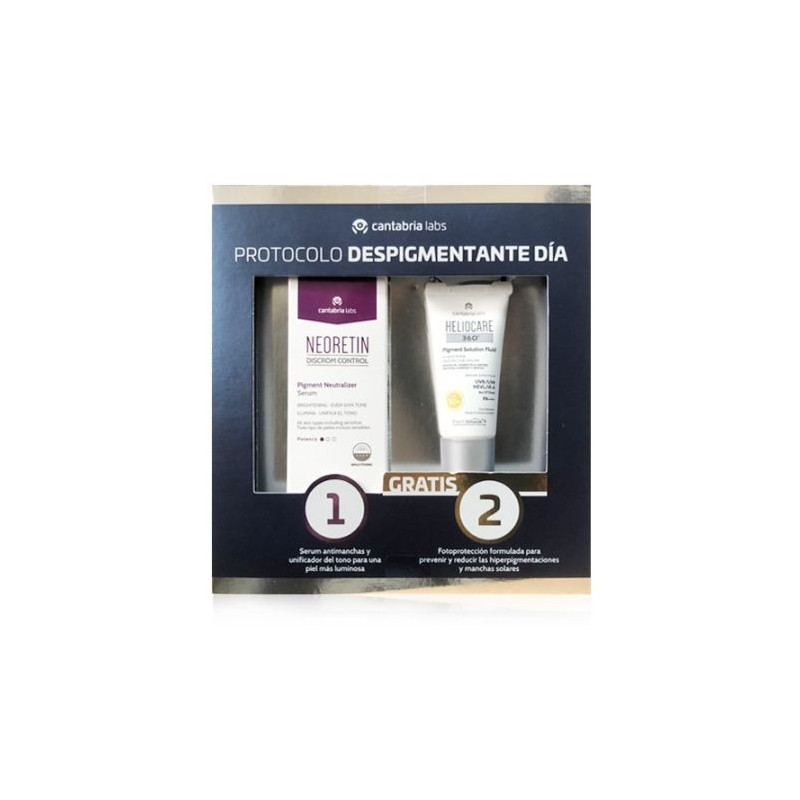 Cantabria Labs Serum NEORETIN PIGMENT NEUTRALIZER 30 ML + REGALO HELIOCARE PIGMENT SOLUTION FLUID SPF50+ 15ML