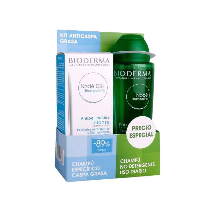 BIODERMA PACK CHAMPÚ NODE FLUIDO 400 ML + CHAMPÚ NODE DS+ 125 ML