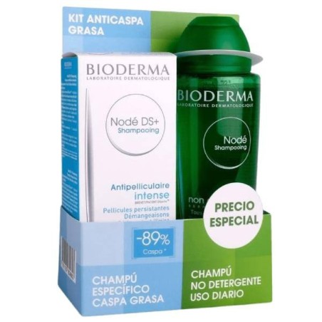 BIODERMA PACK CHAMPÚ NODE FLUIDO 400 ML + CHAMPÚ NODE DS+ 125 ML