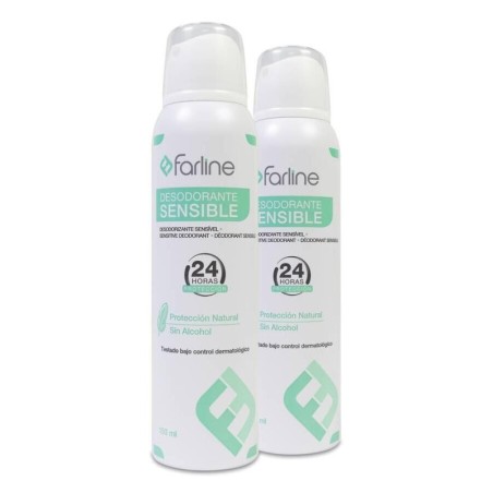 FARLINE DESODORANTE SENSIBLE SPRAY DUPLO 150 ML