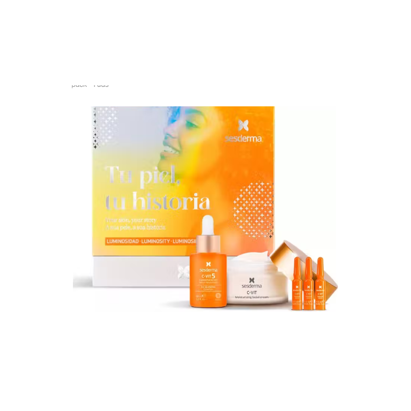 SESDERMA PACK LUMINOSIDAD C-VIT SERUM 30 ML +C-VIT CREMA 50 ML + C-VIT SERUM 1.5 ML