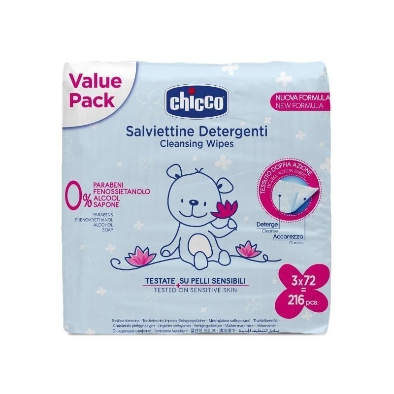 CHICCO TRIPACK TOALLITAS