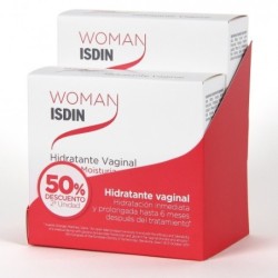 ISDIN WOMAN HIDRATANTE VAGINAL 24 APLICADORES MONODOSIS DUPLO 2ª UND 50% DTO