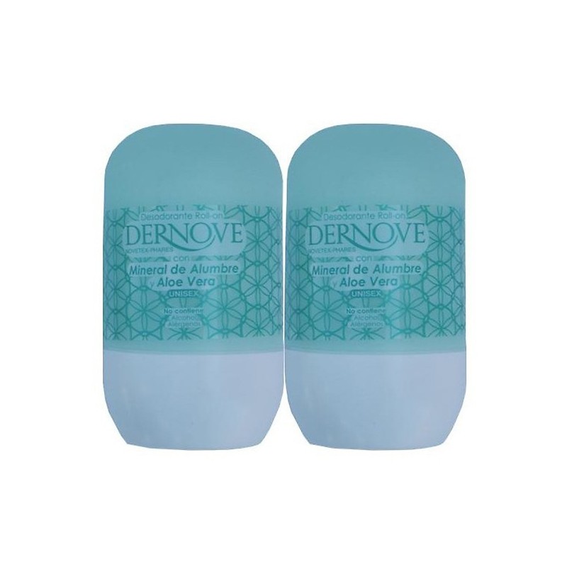 DERNOVE DESODORANTE ROLL-ON UNISEX PACK 2 X 75 ML