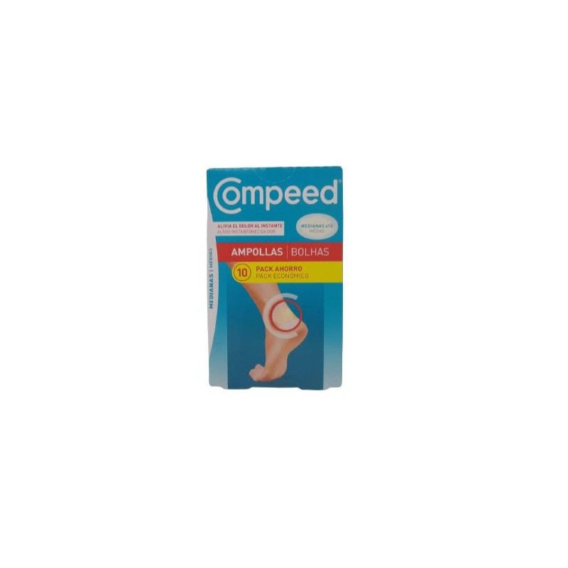 COMPEED AMPOLLAS TALLA MEDIANA 10 UNID PACK AHORRO